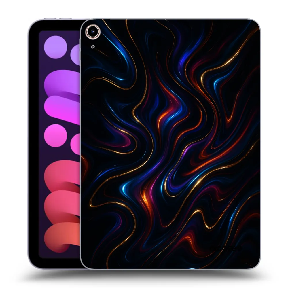 Picasee silikonowe przeźroczyste etui na Apple iPad mini 2021 (6. gen) - Noir