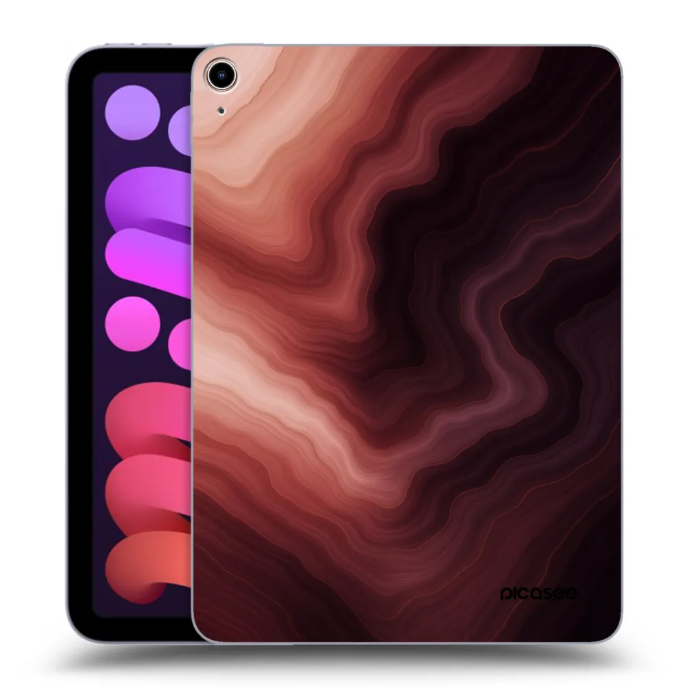 Picasee silikonowe przeźroczyste etui na Apple iPad mini 2021 (6. gen) - Rouge
