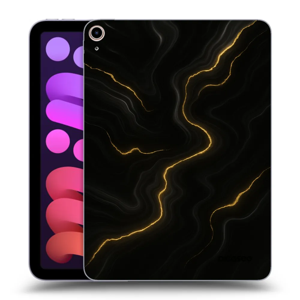 Picasee silikonowe przeźroczyste etui na Apple iPad mini 2021 (6. gen) - Thunder