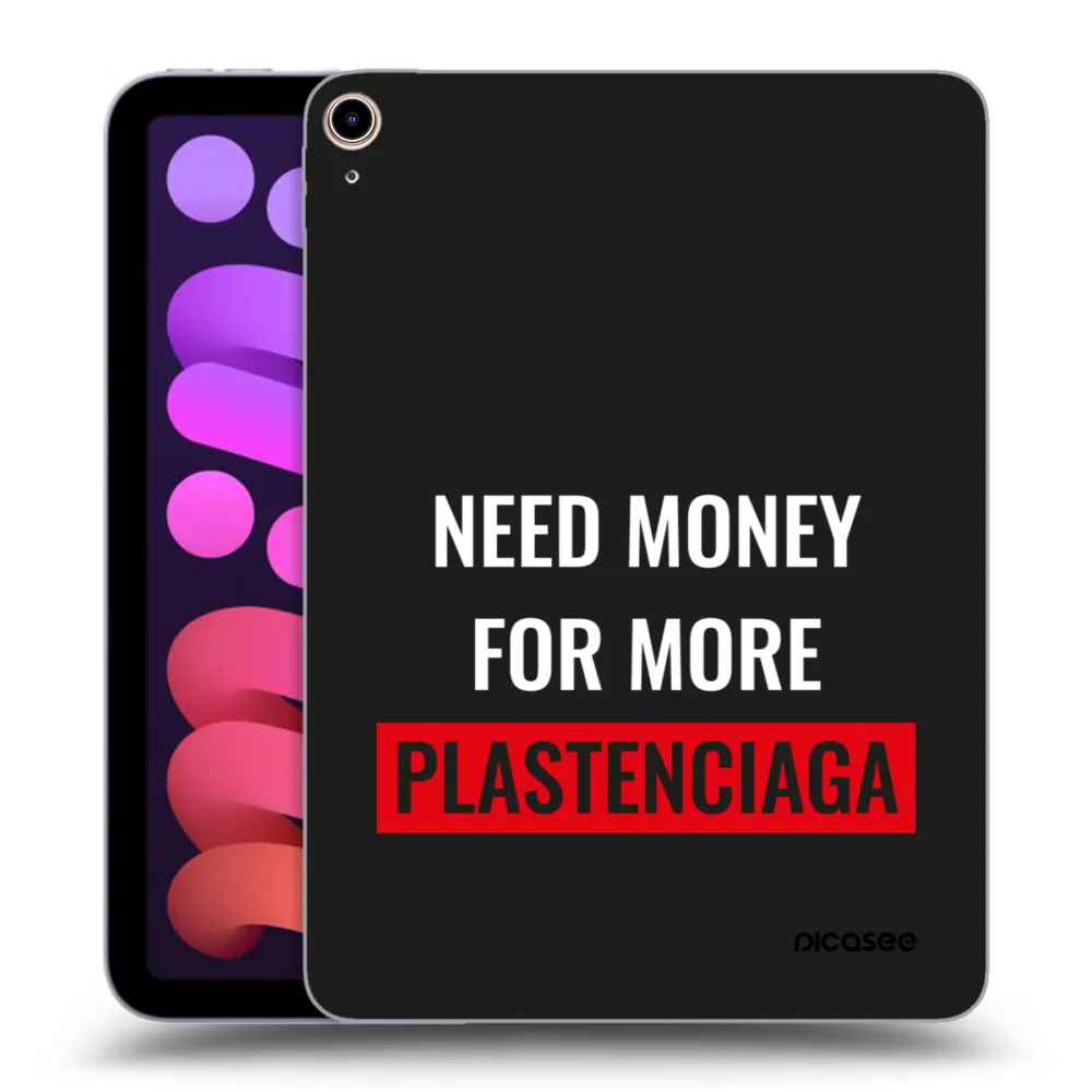Picasee silikonowe przeźroczyste etui na Apple iPad mini 2021 (6. gen) - More PLASTENCIAGA