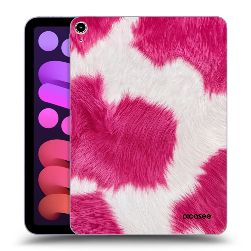 Picasee silikonowe przeźroczyste etui na Apple iPad mini 2021 (6. gen) - Pink Moo