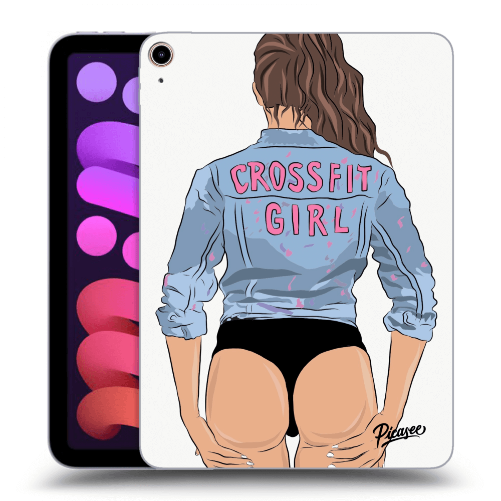 Picasee silikonowe przeźroczyste etui na Apple iPad mini 2021 (6. gen) - Crossfit girl - nickynellow