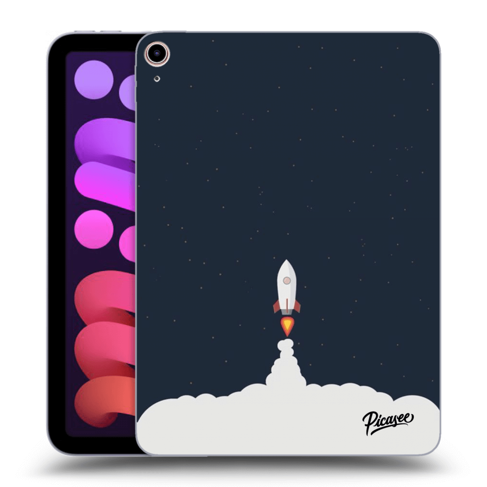 Picasee silikonowe czarne etui na Apple iPad mini 2021 (6. gen) - Astronaut 2
