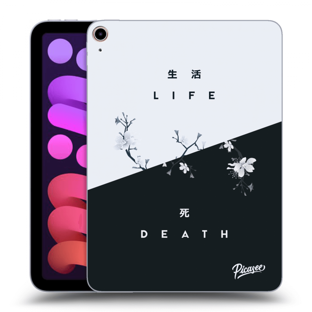 Picasee silikonowe czarne etui na Apple iPad mini 2021 (6. gen) - Life - Death