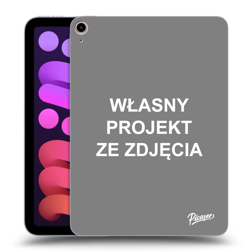 Picasee silikonowe przeźroczyste etui na Apple iPad mini 2021 (6. gen) - Własny projekt ze zdjęcia