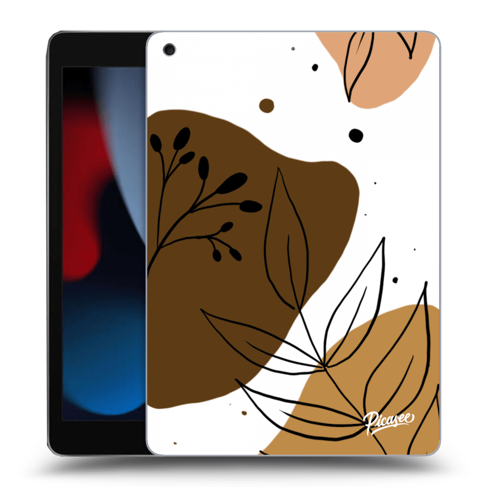 Picasee silikonowe czarne etui na Apple iPad 10.2" 2021 (9. gen) - Boho style