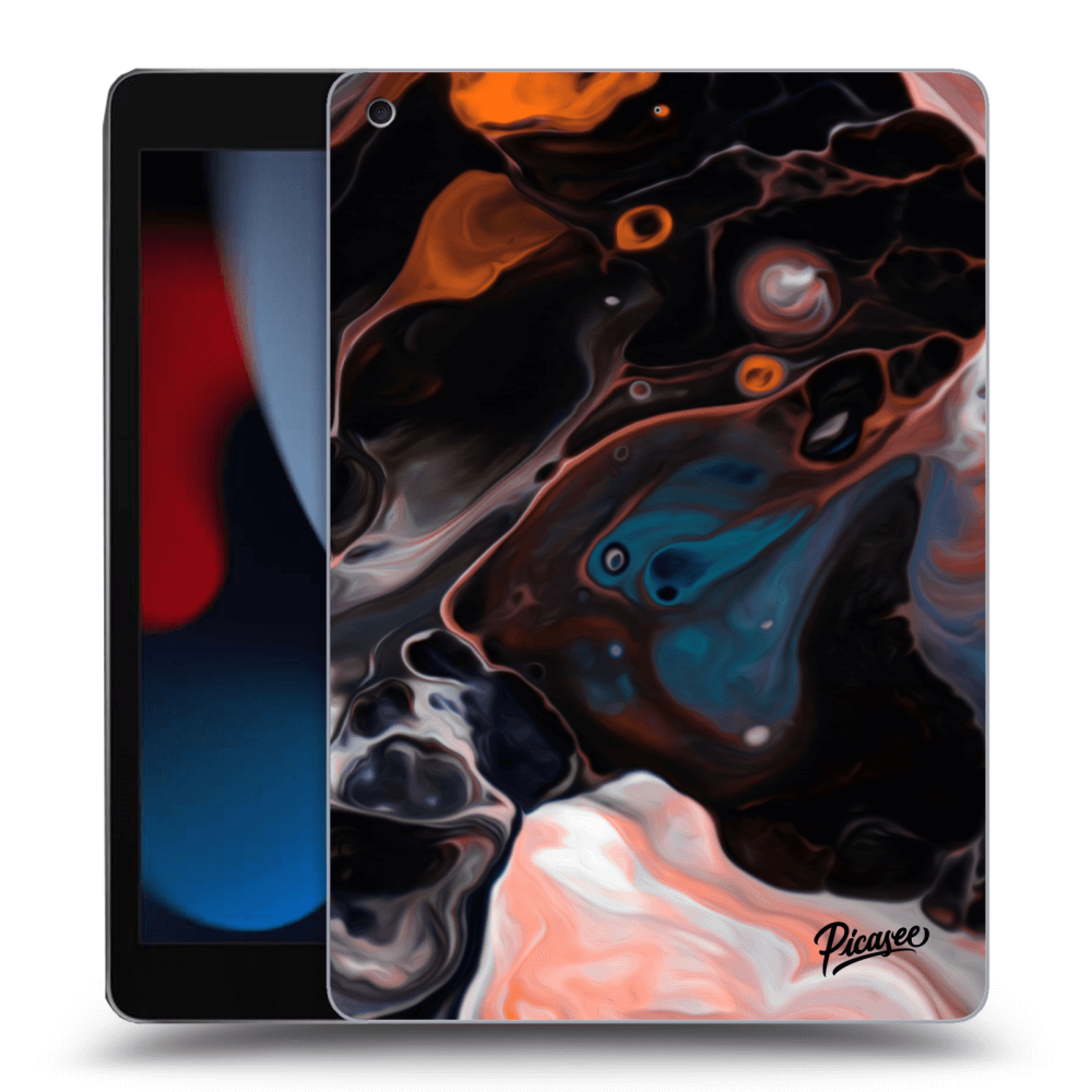 Picasee silikonowe czarne etui na Apple iPad 10.2" 2021 (9. gen) - Cream