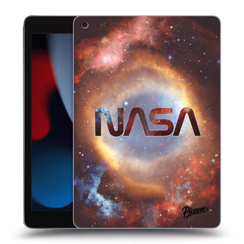 Picasee silikonowe przeźroczyste etui na Apple iPad 10.2" 2021 (9. gen) - Nebula