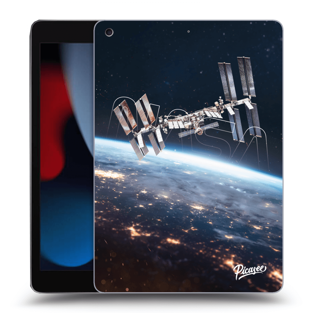 Picasee silikonowe przeźroczyste etui na Apple iPad 10.2" 2021 (9. gen) - Station