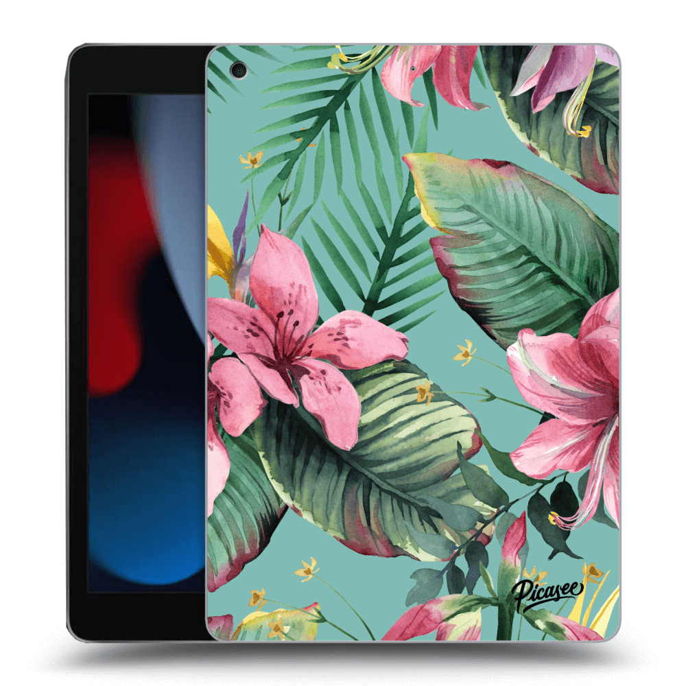 Picasee silikonowe przeźroczyste etui na Apple iPad 10.2" 2021 (9. gen) - Hawaii
