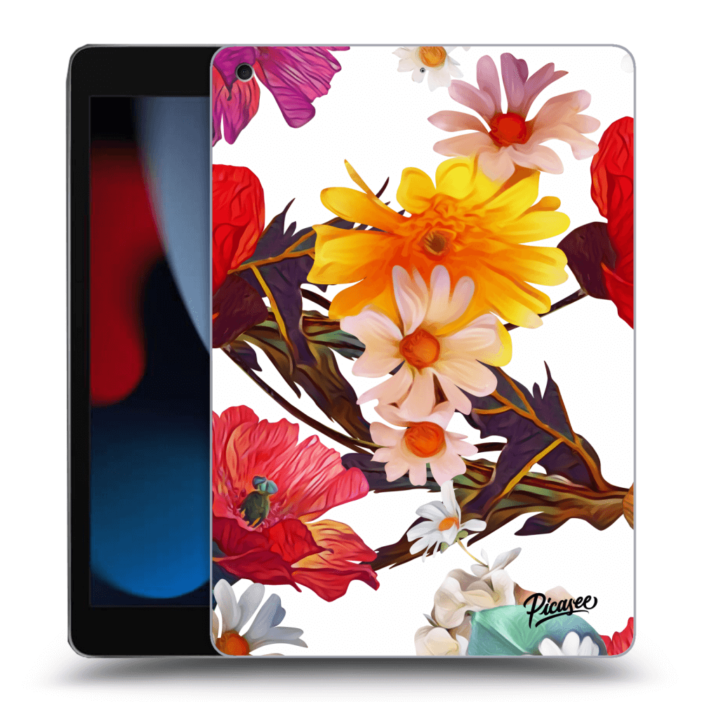 Picasee silikonowe czarne etui na Apple iPad 10.2" 2021 (9. gen) - Meadow