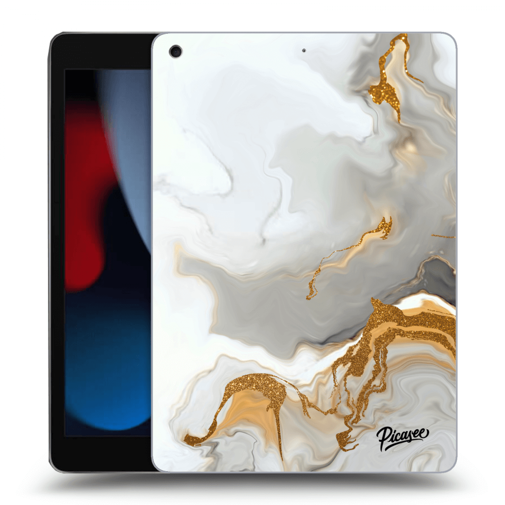 Picasee silikonowe czarne etui na Apple iPad 10.2" 2021 (9. gen) - Her