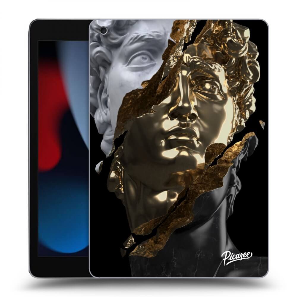 Picasee silikonowe czarne etui na Apple iPad 10.2" 2021 (9. gen) - Trigger