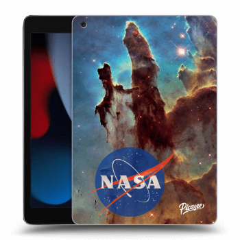 Picasee silikonowe czarne etui na Apple iPad 10.2" 2021 (9. gen) - Eagle Nebula