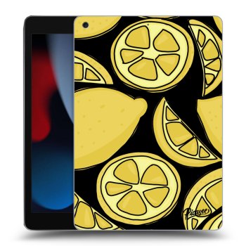 Picasee silikonowe czarne etui na Apple iPad 10.2" 2021 (9. gen) - Lemon
