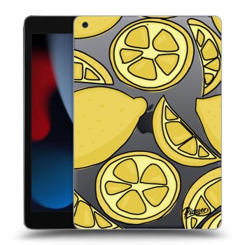 Picasee silikonowe przeźroczyste etui na Apple iPad 10.2" 2021 (9. gen) - Lemon