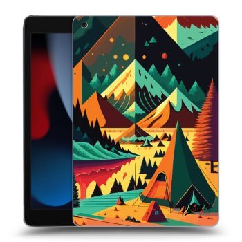 Picasee silikonowe przeźroczyste etui na Apple iPad 10.2" 2021 (9. gen) - Colorado