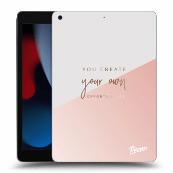 Picasee silikonowe przeźroczyste etui na Apple iPad 10.2" 2021 (9. gen) - You create your own opportunities