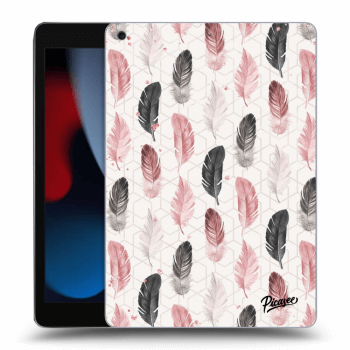 Picasee silikonowe przeźroczyste etui na Apple iPad 10.2" 2021 (9. gen) - Feather 2