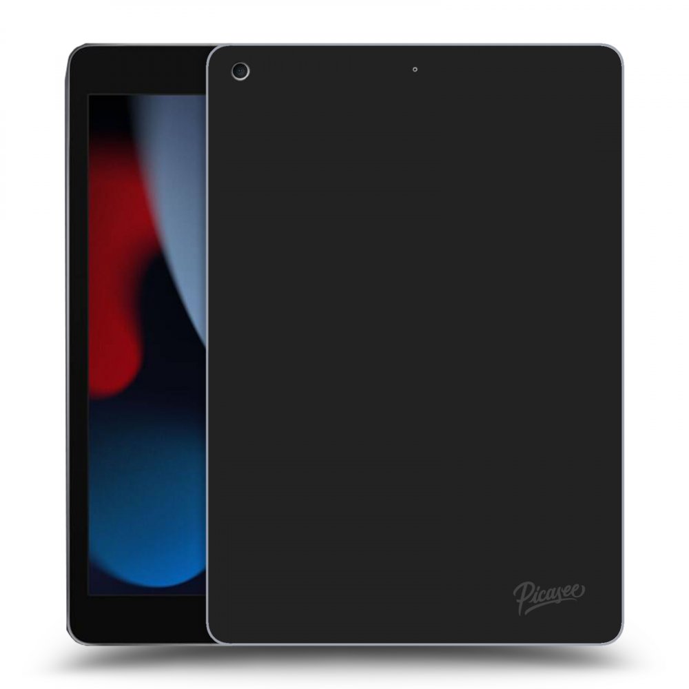 Picasee silikonowe czarne etui na Apple iPad 10.2" 2021 (9. gen) - Clear