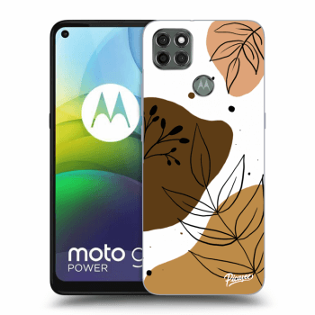 Picasee silikonowe czarne etui na Motorola Moto G9 Power - Boho style