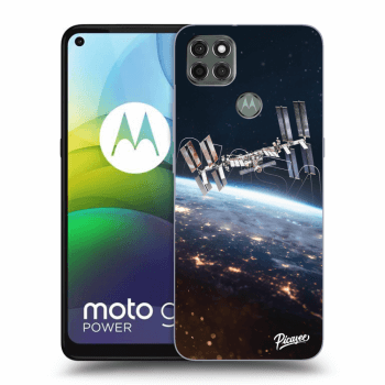 Picasee silikonowe czarne etui na Motorola Moto G9 Power - Station