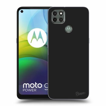 Picasee silikonowe czarne etui na Motorola Moto G9 Power - Clear