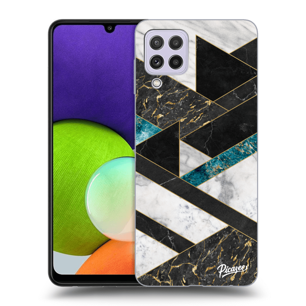 Picasee ULTIMATE CASE pro Samsung Galaxy A22 A225F 4G - Dark geometry