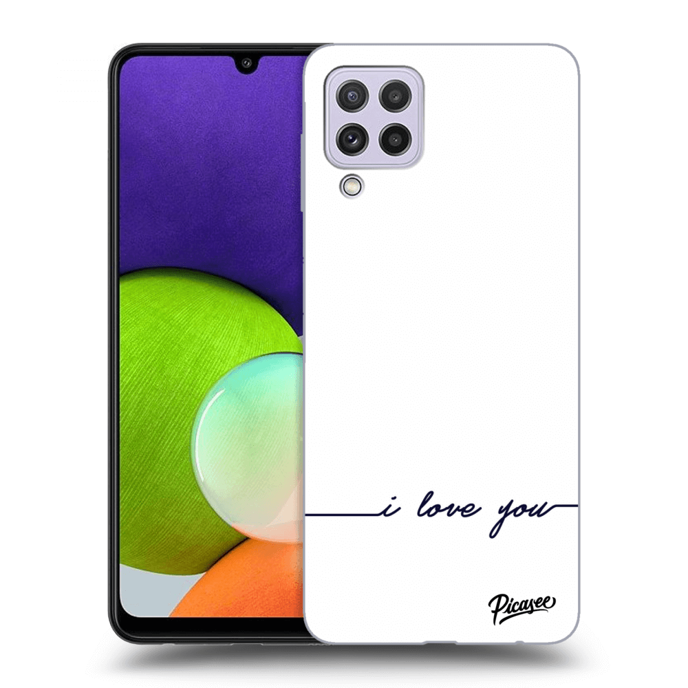 Picasee ULTIMATE CASE pro Samsung Galaxy A22 A225F 4G - I love you