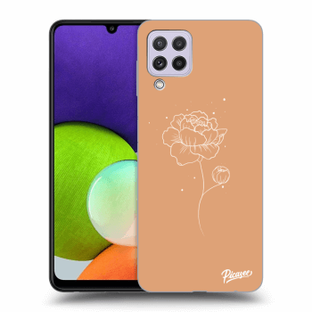 Etui na Samsung Galaxy A22 A225F 4G - Peonies