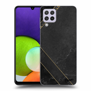 Etui na Samsung Galaxy A22 A225F - Black tile
