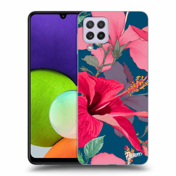 Etui na Samsung Galaxy A22 A225F 4G - Hibiscus