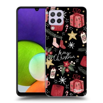 Etui na Samsung Galaxy A22 A225F 4G - Christmas