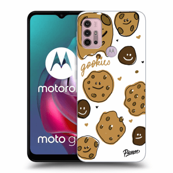 Picasee silikonowe czarne etui na Motorola Moto G30 - Gookies