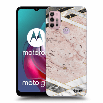 Etui na Motorola Moto G30 - Pink geometry