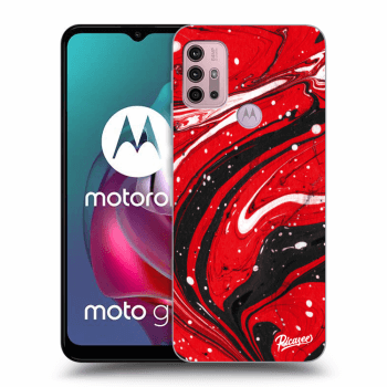 Etui na Motorola Moto G30 - Red black