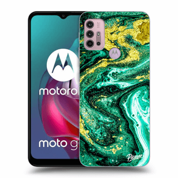 Etui na Motorola Moto G30 - Green Gold