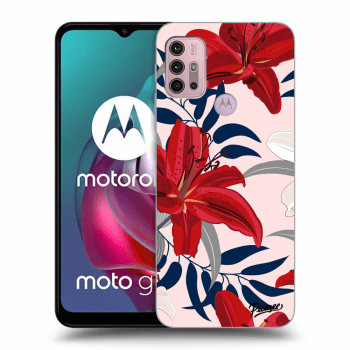 Etui na Motorola Moto G30 - Red Lily
