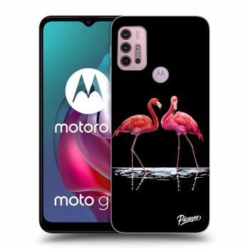 Etui na Motorola Moto G30 - Flamingos couple