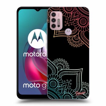 Etui na Motorola Moto G30 - Flowers pattern