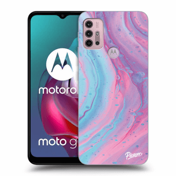 Etui na Motorola Moto G30 - Pink liquid