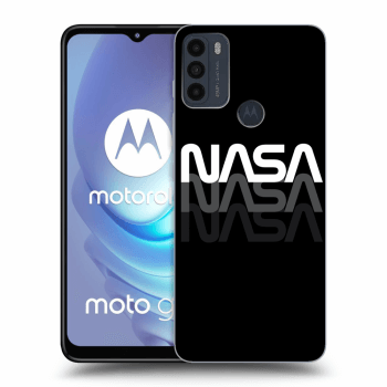 Picasee silikonowe czarne etui na Motorola Moto G50 - NASA Triple