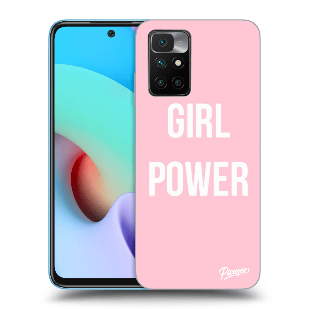 Picasee silikonowe przeźroczyste etui na Xiaomi Redmi 10 - Girl power