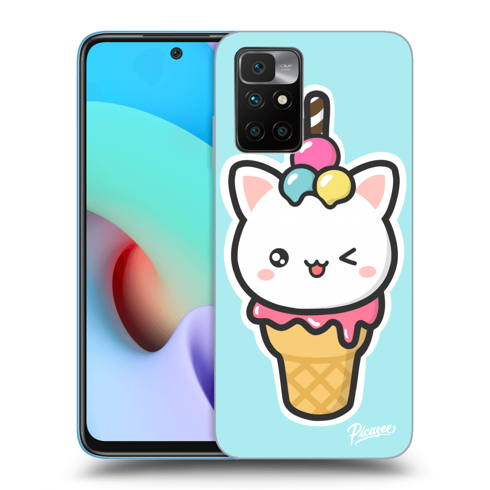 Picasee ULTIMATE CASE pro Xiaomi Redmi 10 - Ice Cream Cat