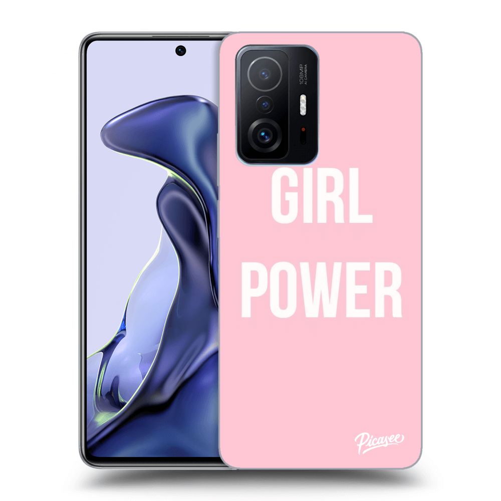 Picasee silikonowe przeźroczyste etui na Xiaomi 11T - Girl power