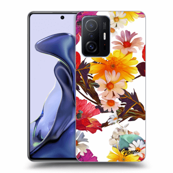 Picasee silikonowe czarne etui na Xiaomi 11T - Meadow