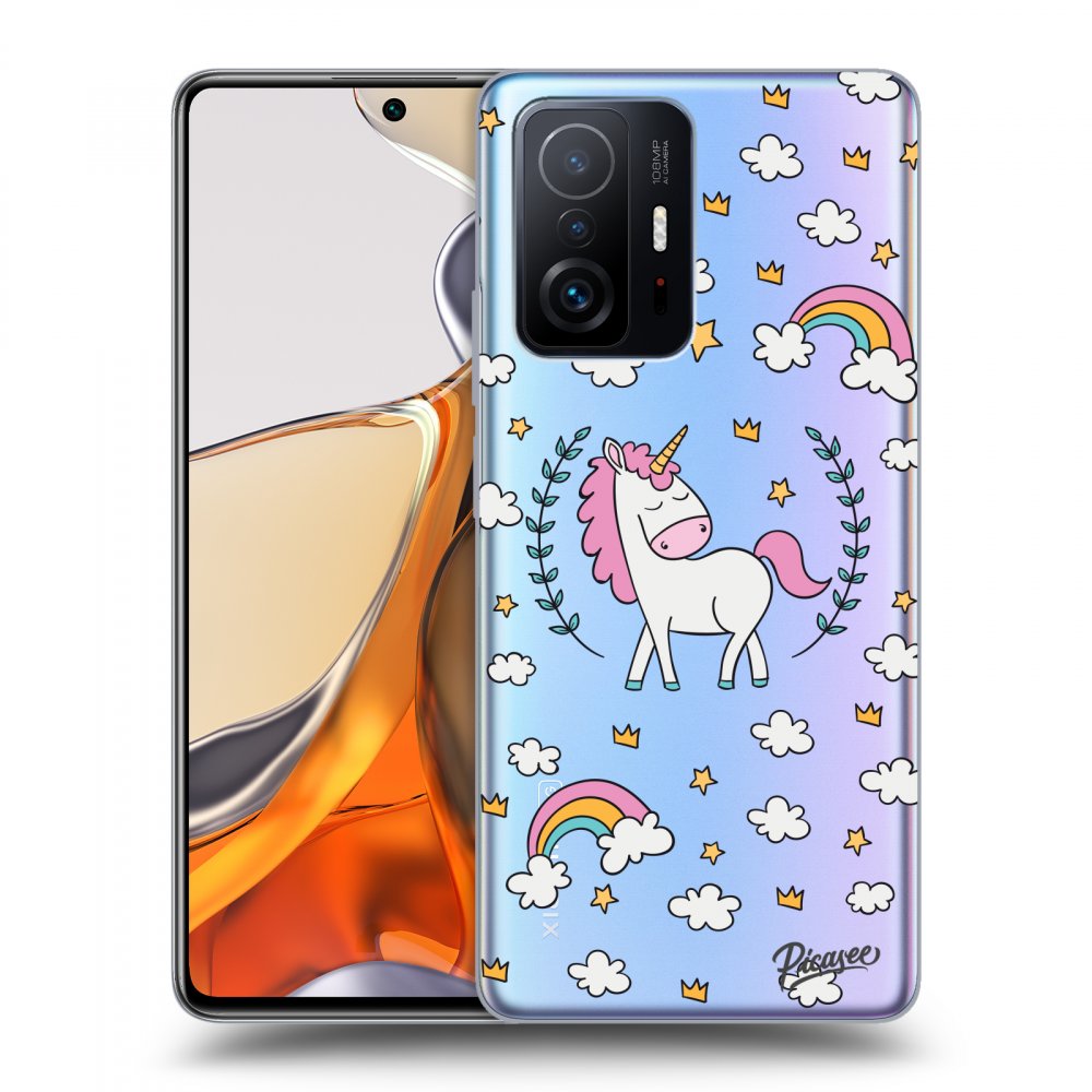 Picasee silikonowe przeźroczyste etui na Xiaomi 11T Pro - Unicorn star heaven