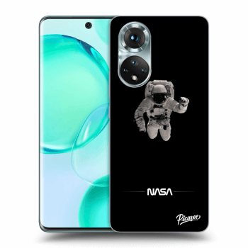 Picasee silikonowe czarne etui na Honor 50 5G - Astronaut Minimal