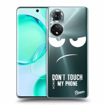 Picasee silikonowe przeźroczyste etui na Honor 50 5G - Don't Touch My Phone