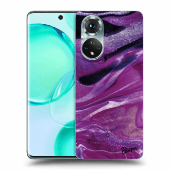 Etui na Honor 50 5G - Purple glitter